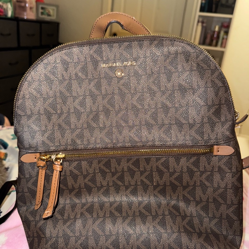Michael Kors Brown Backpack